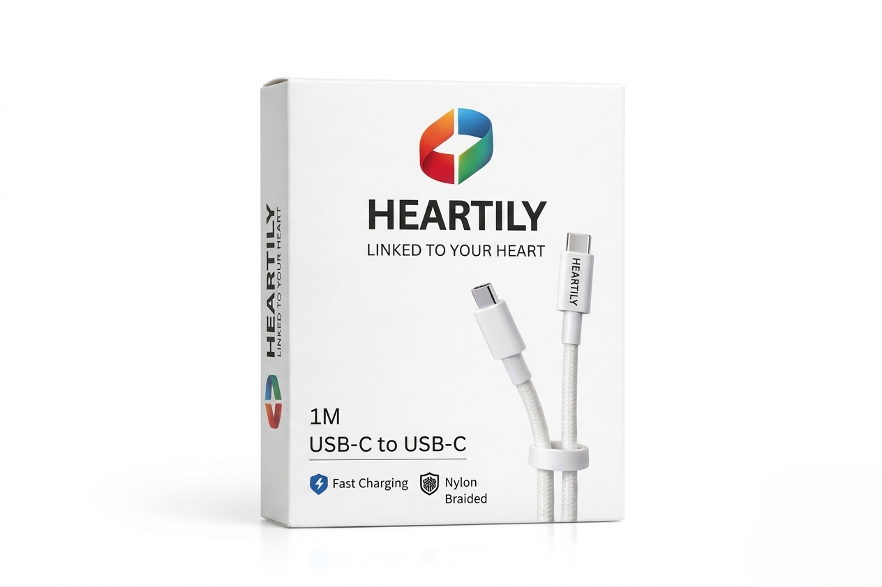 HEARTILY USB-C to USB-C 60W